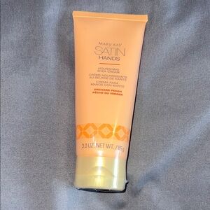 Mary Kay Satin Hands Nourishing Shea Cream - Peach and Gold Accents